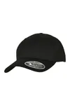 Snapback-Kappe mit gebogenem Schirm Black