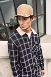 6-Panel Curved Metal Snap Cap