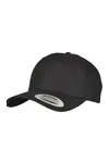 6-Panel Curved Metal Snap Cap Black