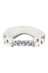 Bandana Print Visor White / Black