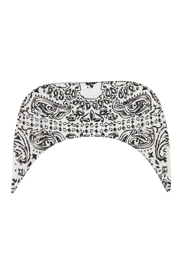 Bandana Print Visor White / Black