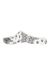 Bandana Print Visor White / Black