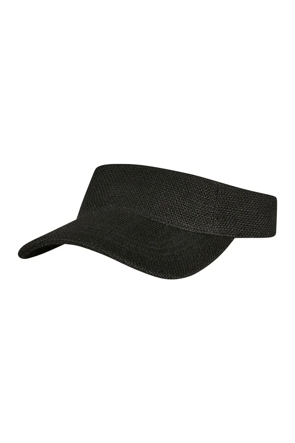 Bast Visor Cap Black