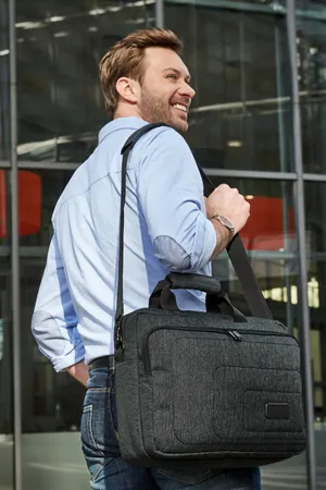 Notebook Bag Frame Black / Grey-Sprinkle