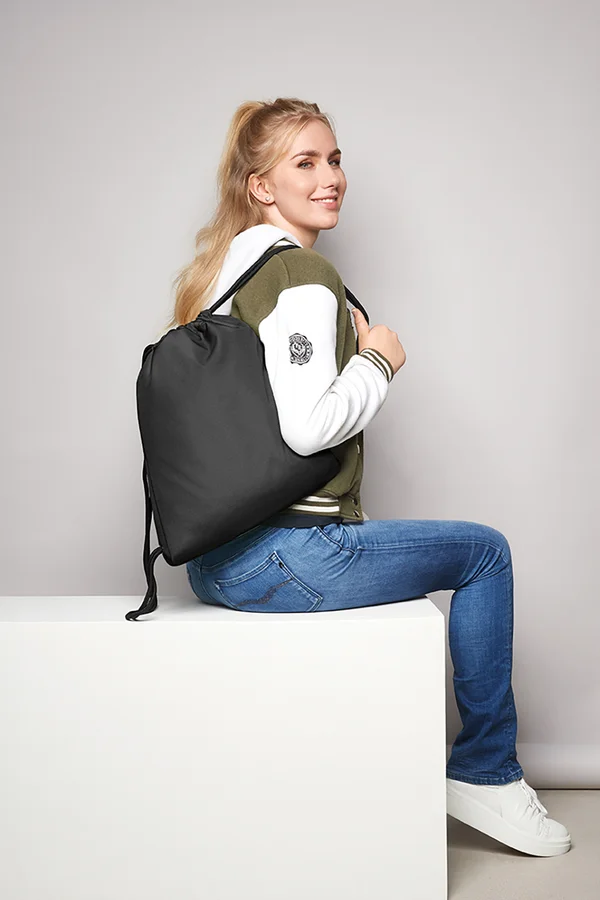 Drawstring Bag Care Black