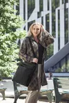 Shoulder Bag Circle Black-Sprinkle