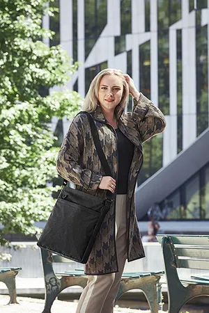 Shoulder Bag Circle Black-Sprinkle
