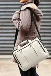 Laptop Backpack Economy Beige