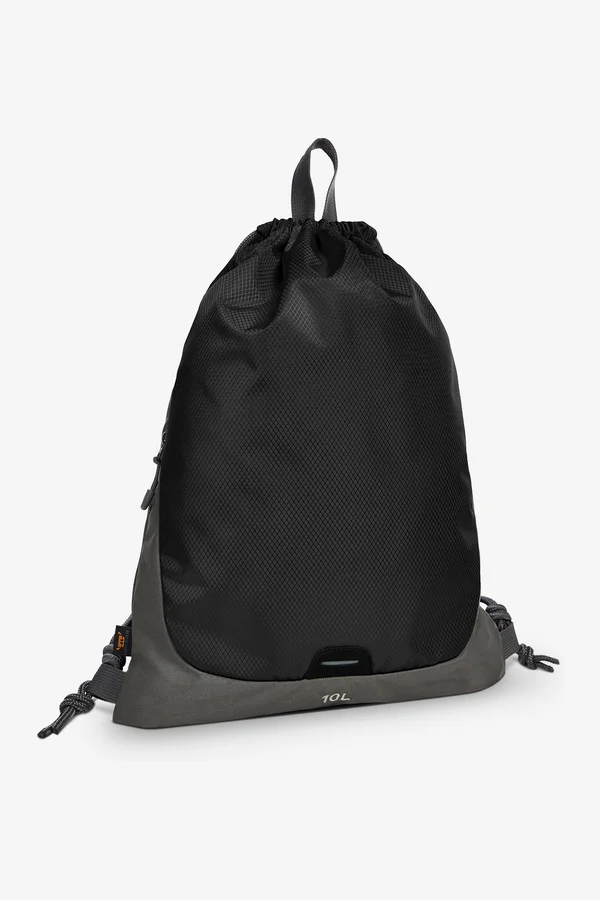 Drawstring Bag Step Black