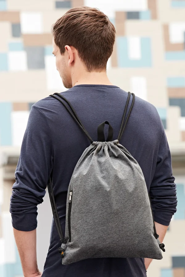 Drawstring Bag Jersey Anthracite