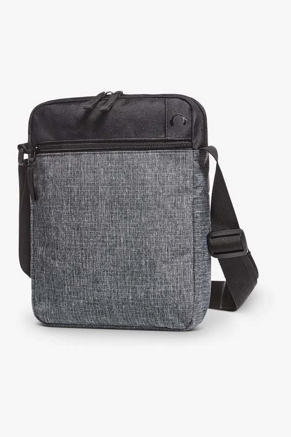 Crossbag Elegance Black / Grey-Sprinkle