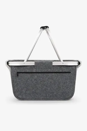 Felt Shopper Basket Anthracite