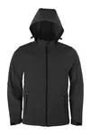 Men´s Hooded Soft-Shell Jacket Dark Grey