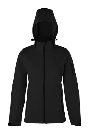 Women´s Hooded Soft-Shell Jacket Black