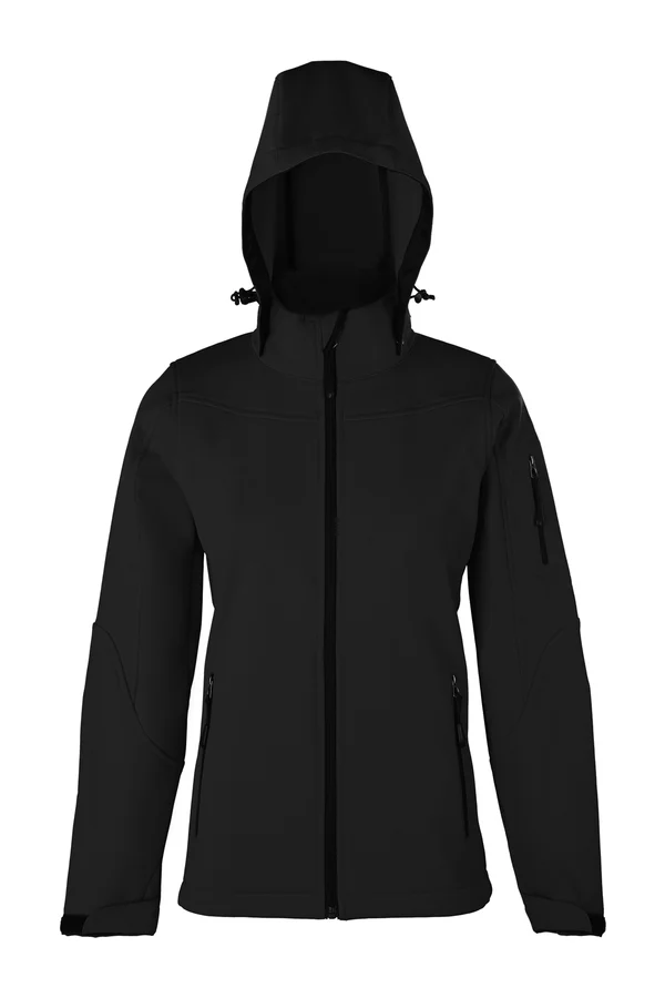 Women´s Hooded Soft-Shell Jacket Black