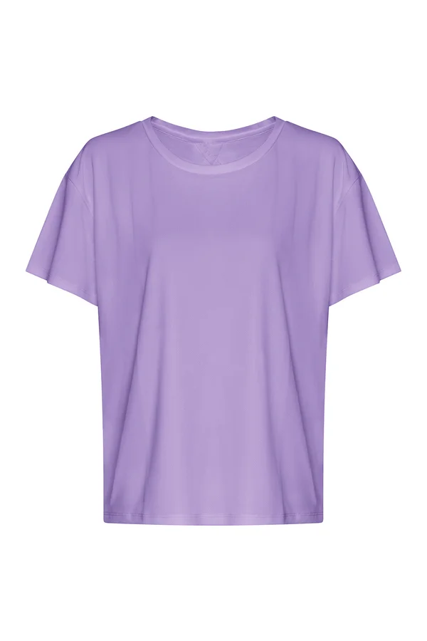Women´s Open Back T Digital Lavender
