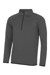 Men´s Cool 1/2 Zip Sweat Charcoal (Solid) / Jet Black