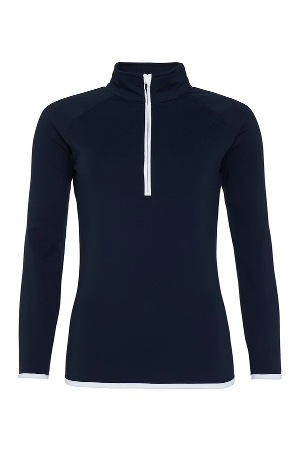 Women´s Cool 1/2 Zip Sweat French Navy / Arctic White