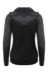 Women´s Cool Contrast Zoodie Black / Black Slate Melange