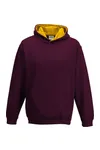 Kids´ Varsity Hoodie burgundy/gold