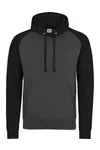 Baseball Hoodie Charcoal (Heather) / Jet Black