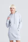Hoodie Dress Heather Grey