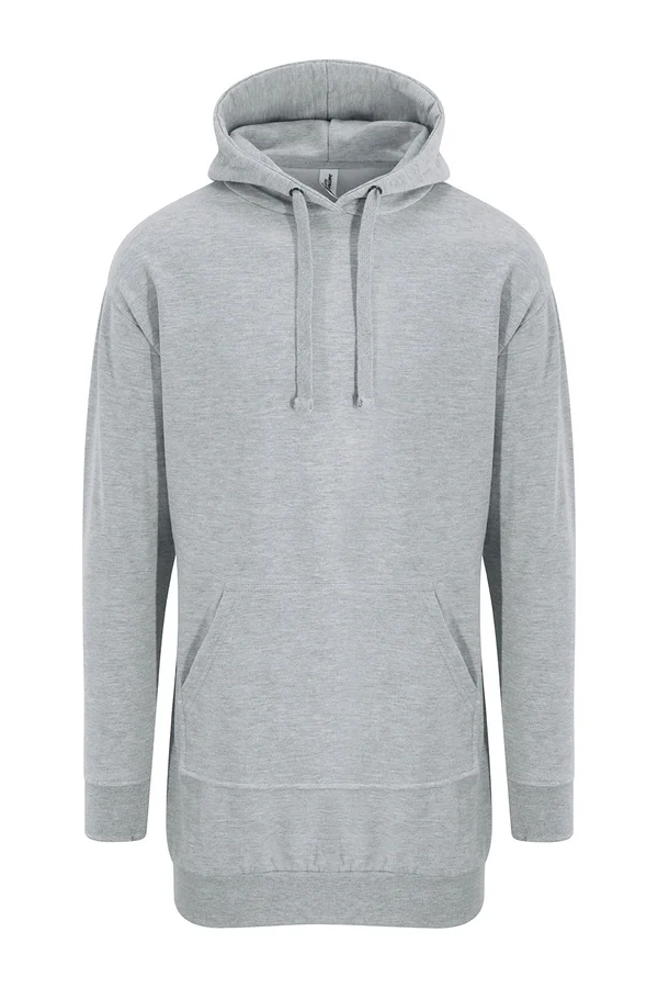 Hoodie Dress Heather Grey