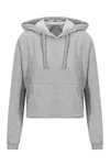 Women´s Cropped Hoodie Heather Grey