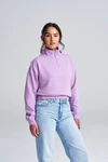 Women´s Cropped 1/4 Zip Sweat