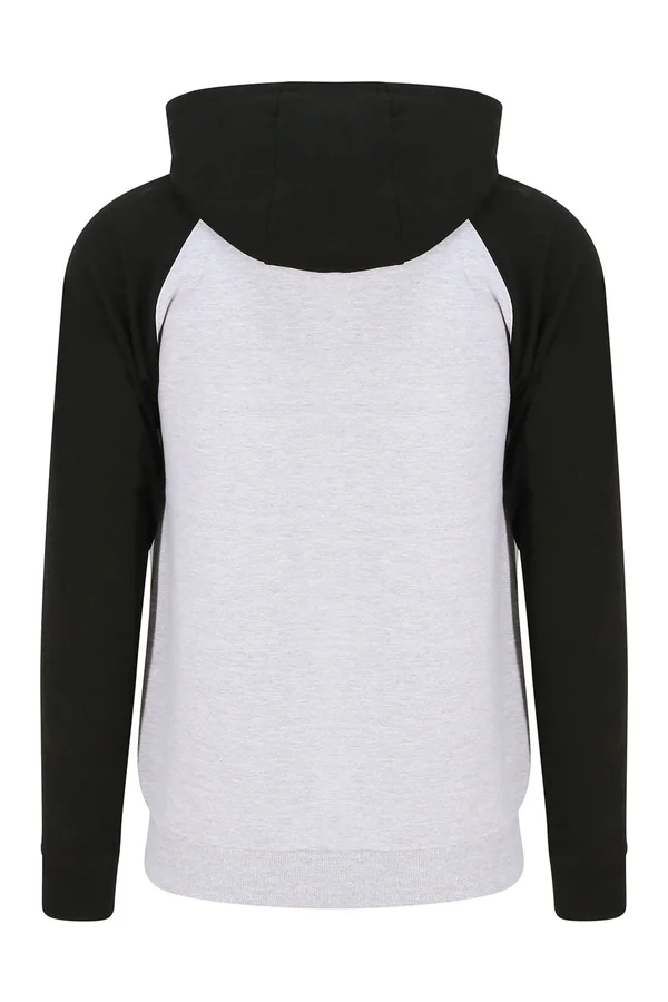 Baseball Zoodie Heather Grey / Jet Black