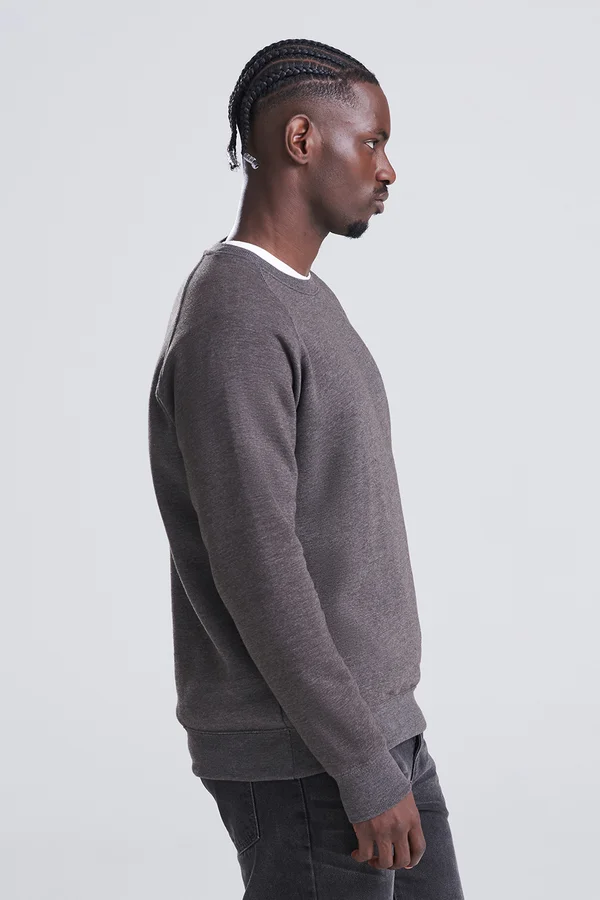 Graduate Heavyweight Sweat Charcoal (Heather)