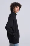 Campus Full Zip Sweat deep black