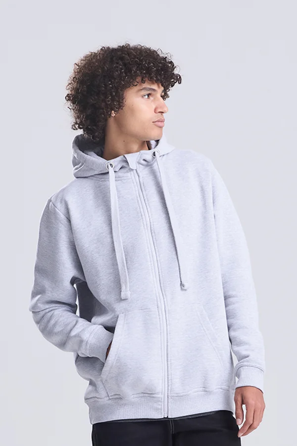 Graduate Heavyweight Zoodie Heather Grey