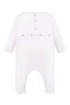 Baby Playsuit Long Sleeve White