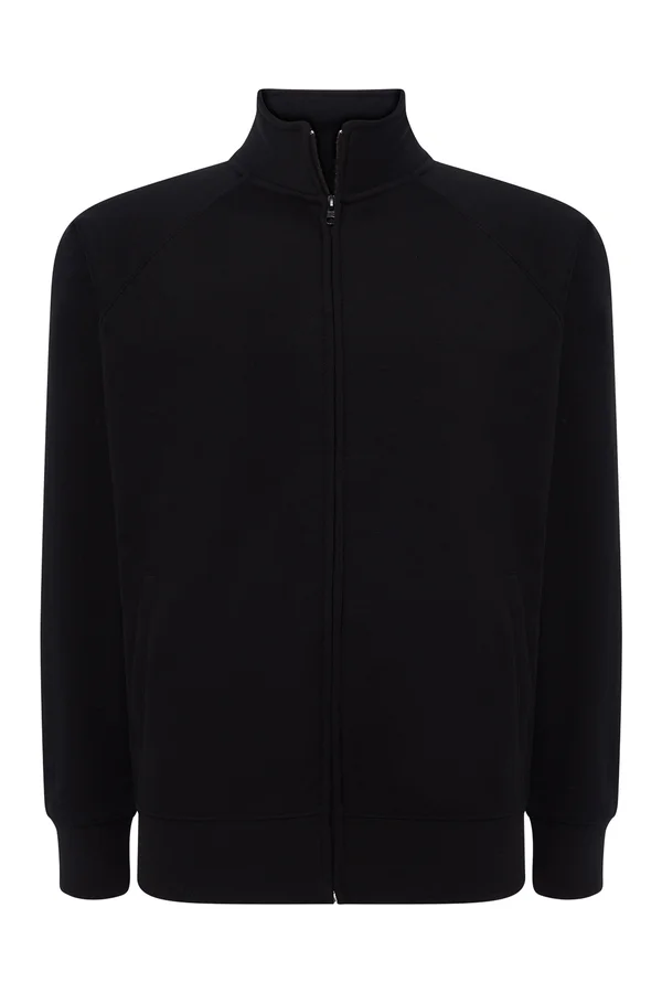 Full Zip Sweatshirt Black
