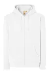 Unisex Hooded Full Zip Sweat Fuji White