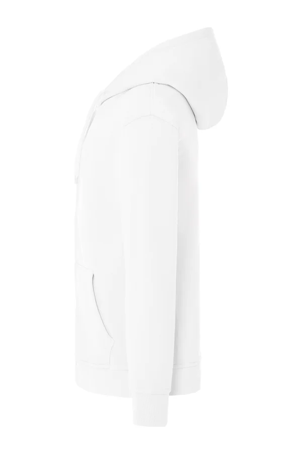 Unisex Hooded Full Zip Sweat Fuji White