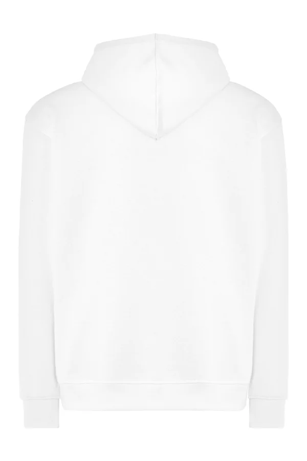 Unisex Hooded Sweat Teide White