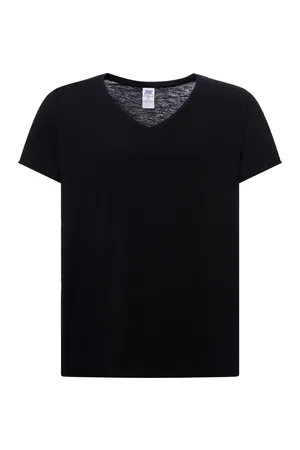 Ladies´ Curves Slub T-Shirt Black