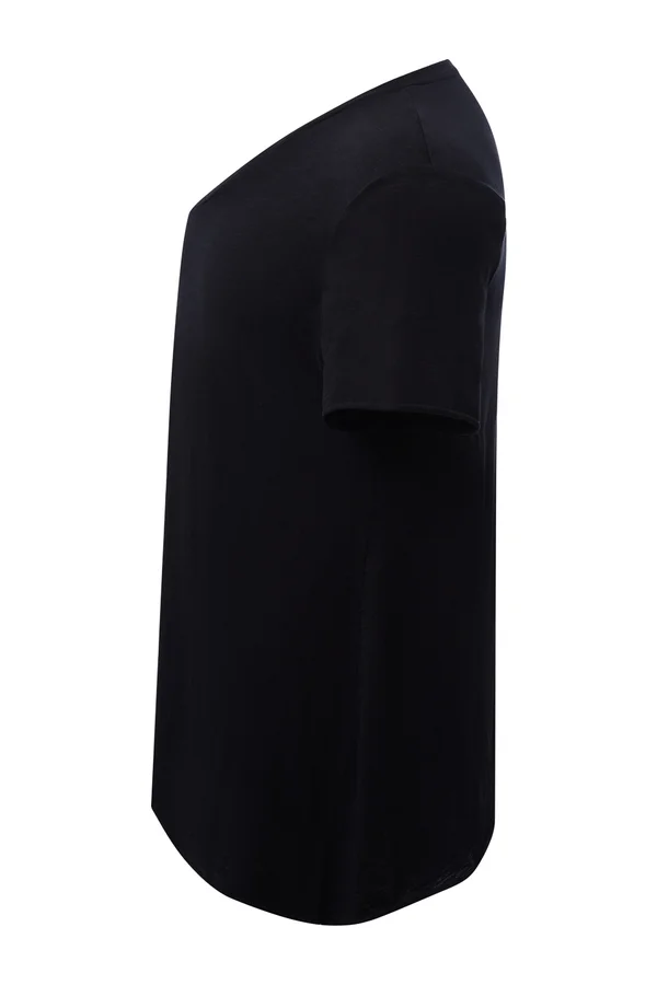 Ladies´ Curves Slub T-Shirt Black