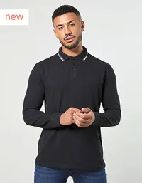 Long Sleeve Tipped 100 Polo