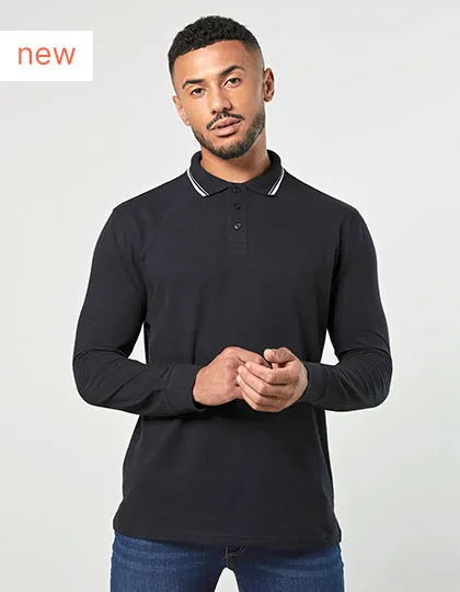 Long Sleeve Tipped 100 Polo