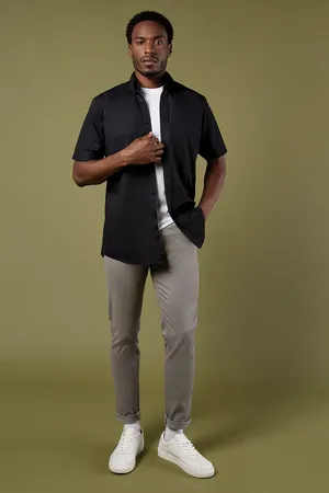 Classic Fit Workforce Shirt Short Sleeve Black