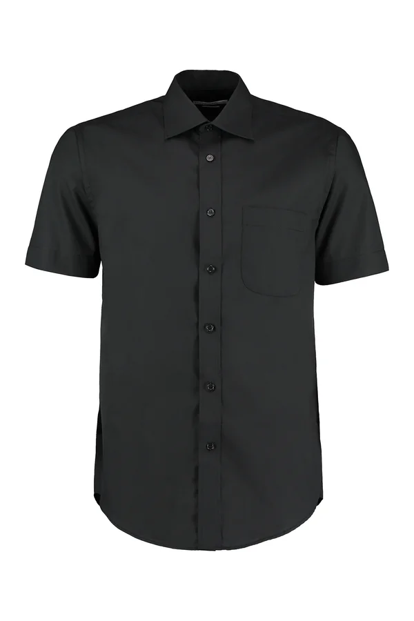 Men´s Classic Fit Business Shirt Short Sleeve Black