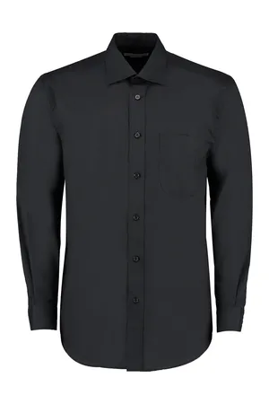 Men´s Classic Fit Business Shirt Long Sleeve Black