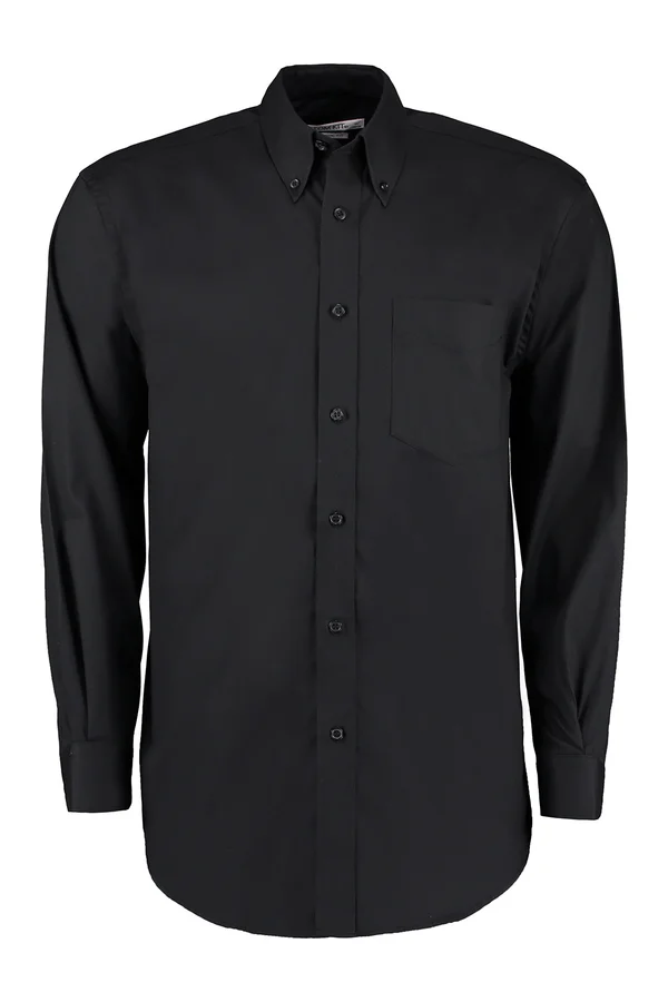 Men´s Classic Fit Premium Oxford Shirt Long Sleeve Black