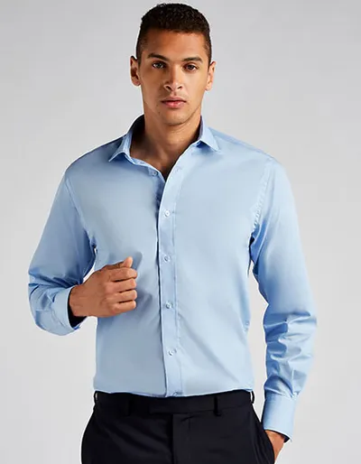 Men´s Tailored Fit Business Poplin Shirt Long Sleeve