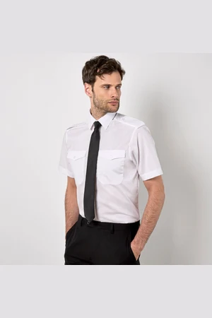 Men´s Tailored Fit Pilot Shirt Short Sleeve