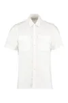 Men´s Tailored Fit Pilot Shirt Short Sleeve White