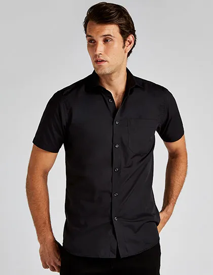 Men´s Tailored Fit Poplin Shirt Short Sleeve